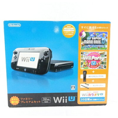 Wii U すぐに遊べるファミリープレミアムセット（クロ）（「Wii Party U」同梱）/Wii U/WUPSKAFS/A 全年齢対象